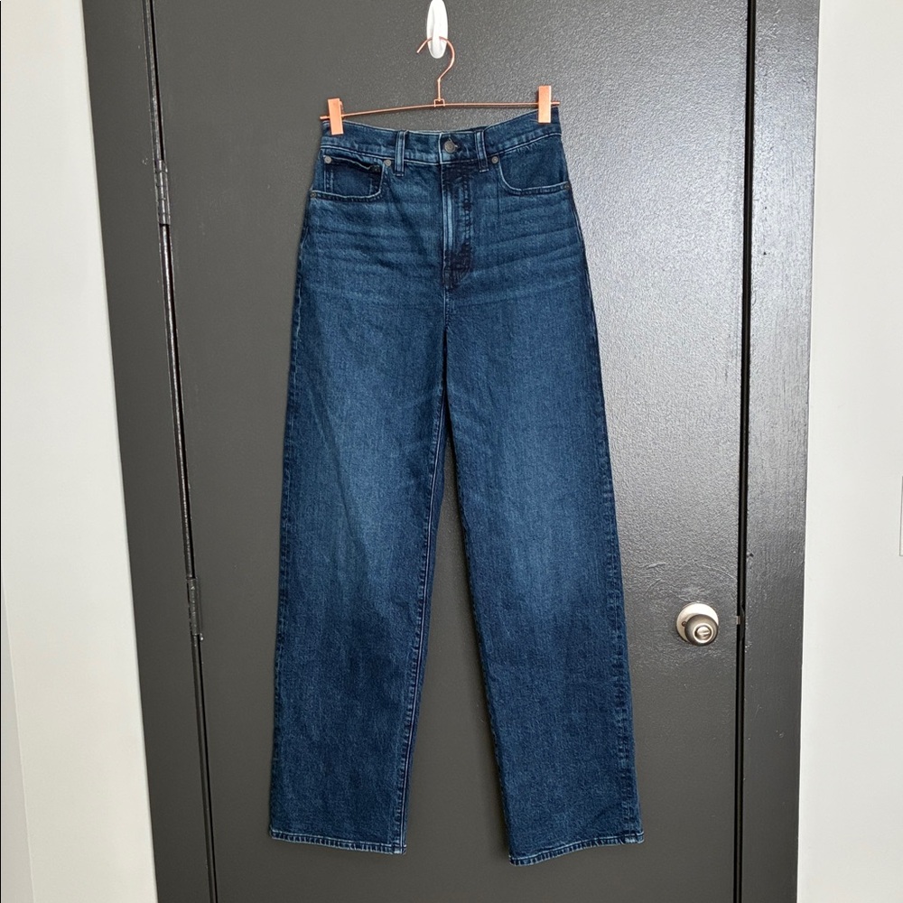 NWOT Madewell the perfect vintage wide leg Blue Jean Sz  27 tall - Picture 5 of 10